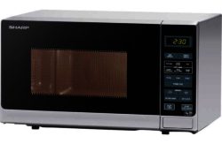 Sharp R272SLM Standard Microwave - Silver